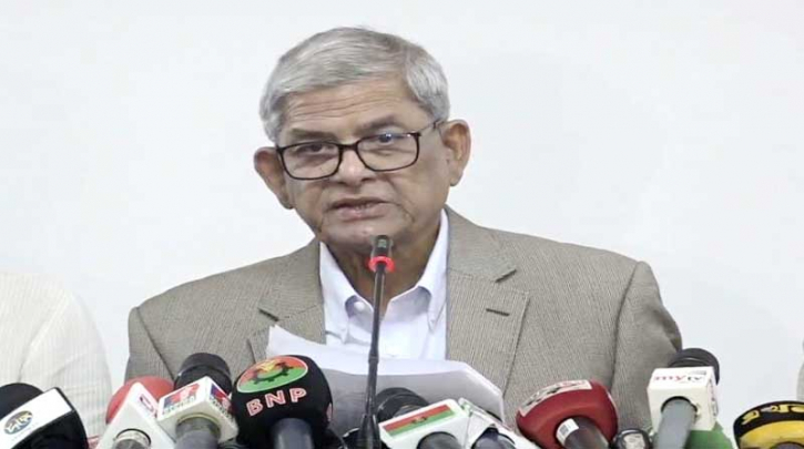 নির্বাচনের তফসিলে আমরা সন্তুষ্ট : মির্জা ফখরুল