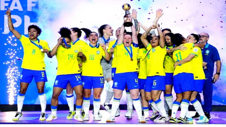 প্রথমবার ফুটসাল বিশ্বকাপ জিতল ব্রাজিলের মেয়েরা