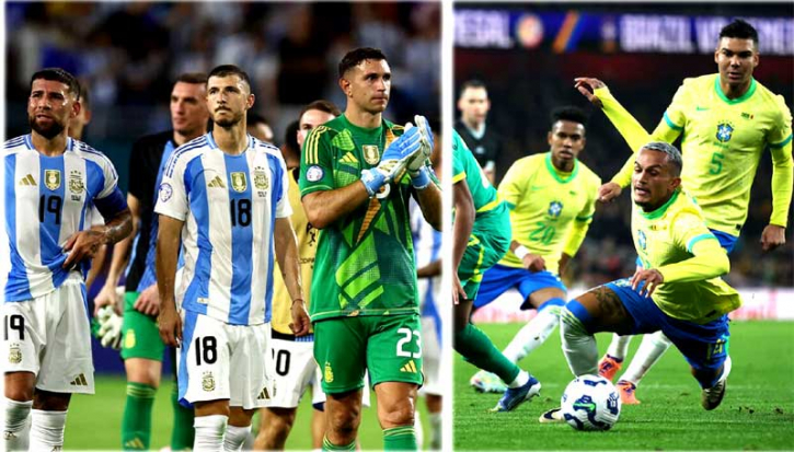 আর্জেন্টিনা পড়েছে ‘জে’ গ্রুপে, আর ব্রাজিল পড়েছে ‘সি’ গ্রুপে