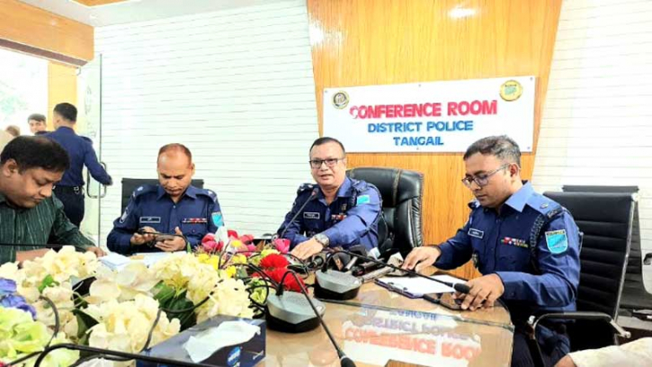 টাঙ্গাইলে নবাগত পুলিশ সুপারের সাথে সাংবাদিকদের মতবিনিময় সভা  