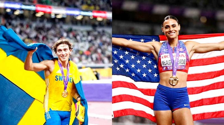 দুপলান্তিস ও লেভ্রন পেলেন বর্ষসেরা অ্যাথলেটের মুকুট