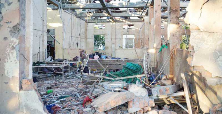 রাখাইনের একটি হাসপাতালে জান্তার বোমা হামলা, নিহত ৩১