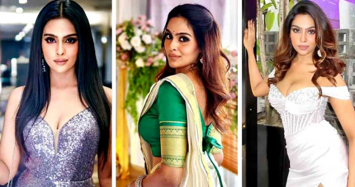 মন্দিরে পুজো দিতে গিয়ে পুরোহিত হাত মডেলের ব্লাউজের ভিতরে