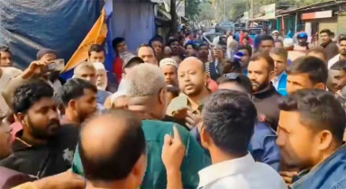 বিএনপি নেতাকর্মীদের তোপের মুখে ব্যারিস্টার ফুয়াদ