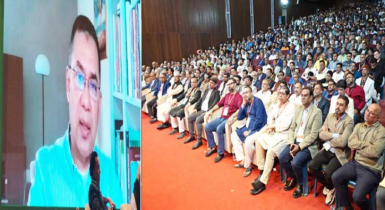 ধানের শীষ বিজয়ী হলে দেশ রক্ষা পাবে: তারেক রহমান