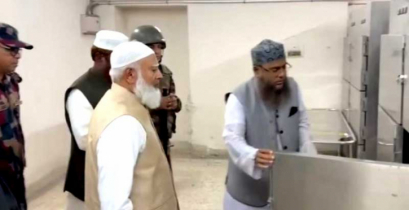 দেশে ফিরে হাদির মরদেহ দেখতে গেলেন জামায়াত আমির