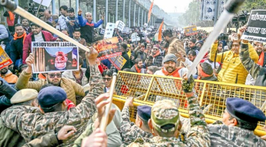 বাংলাদেশ মিশন ঘিরে হিন্দু জঙ্গিদের তাণ্ডব