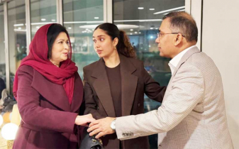 হিথ্রো বিমানবন্দরে পৌঁছেছেন তারেক রহমান