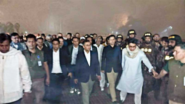 জাতীয় স্মৃতিসৌধে তারেক রহমানের শ্রদ্ধা নিবেদন