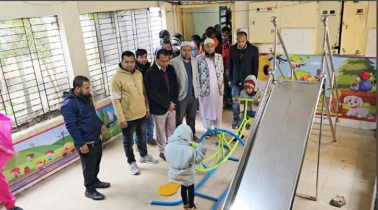 শিশু রোগীদের মানসিক আনন্দ দিতে টাঙ্গাইল হাসপাতালে প্লে জোন 