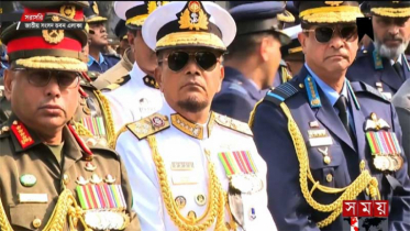 বেগম জিয়ার জানাজায় অংশ নিতে  তিন বাহিনী প্রধান