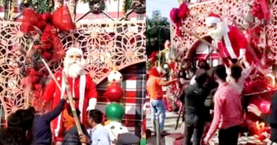 ভারতে বড়দিনের উৎসবে উগ্রপন্থিদের তাণ্ডব, ব্যাপক হামলা ও ভাঙচুর