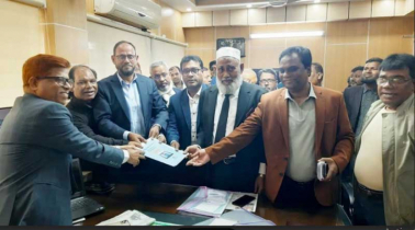 সালাম পিন্টু ও সুলতান সালাউদ্দিন টুকু একসঙ্গে মনোনয়নপত্র নিলেন