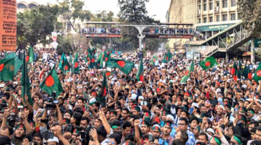 ভারতীয় আধিপত্যের বিরুদ্ধে প্রতিবাদে উত্তাল শাহবাগ