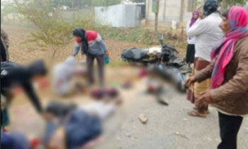 শেরপুরে দুই মোটরসাইকেলের  সংঘর্ষে নিহত-১, আহত-৩