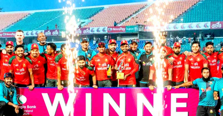 টেস্টের পর টি-টোয়েন্টি সিরিজেও বাংলাদেশের দাপুটে জয়