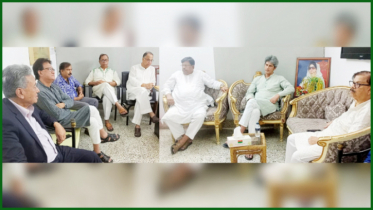 বৈঠকে বিএনপি ও গণতন্ত্র মঞ্চের নেতারা 