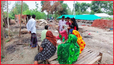 হত্যায় জড়িত সন্দেহে ভাঙচুর, লুটপাট, অগ্নিসংযোগে নিঃস্ব ৭টি পরিবার