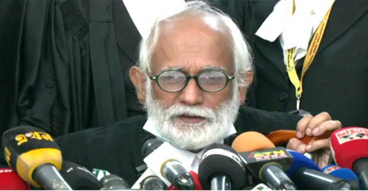 শেখ হাসিনার পক্ষে আদালতে না লড়ার ঘোষণা দিয়েছেন আইনজীবী