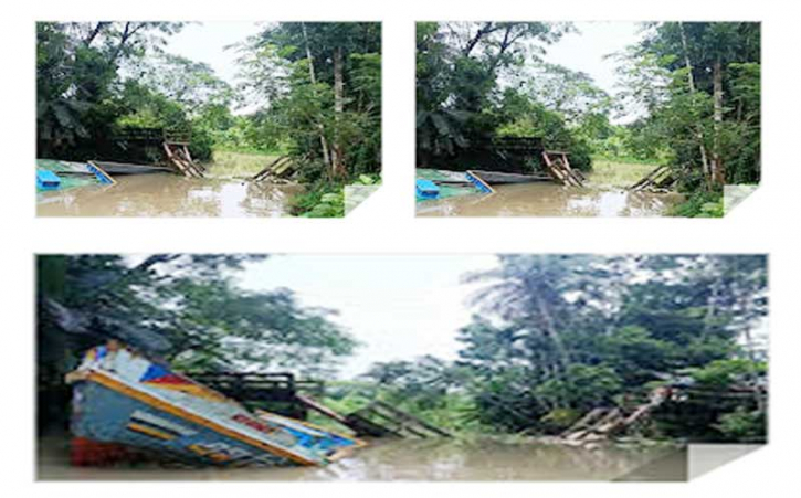 জাহাজের ধাক্কায় ব্রিজ ভেঙে বিপাকে তিন উপজেলার মানুষ