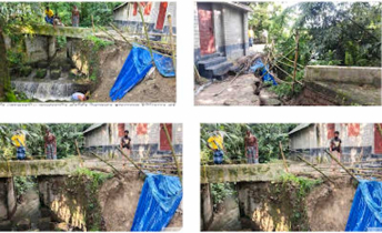 পাঁচবিবিতে ভাঙা সুইচগেট, আতঙ্কে ৫০ পরিবার