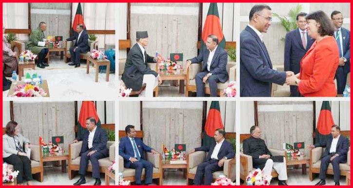 প্রধানমন্ত্রী তারেক রহমানের সঙ্গে বিশ্বনেতাদের সৌজন্য সাক্ষাৎ