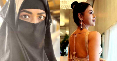 ছবিটা তাদের জন্য, যারা আমাকে বোরকা কিনতে বলেছিলেন: বাঁধন