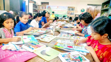 শেরপুরে শিশুদের চিত্রাংকন ও রচনা প্রতিযোগিতা অনুষ্ঠিত