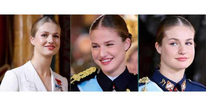 বিশ বছরের তরুণী এখন স্পেনের রাণী লিওনর !