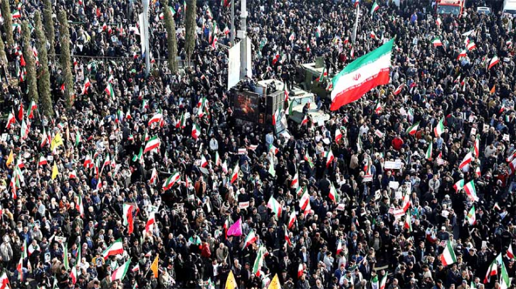 ইরানে বিক্ষোভে ২,৫৭১ জন নিহত:দাবি এইচআরএএনএ