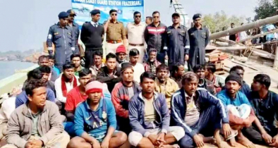 ২৪ বাংলাদেশিকে ট্রলারসহ ধরে নিয়ে গেল ভারত