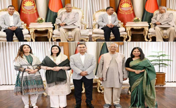 ড. মুহাম্মদ ইউনূসের সঙ্গে তারেক রহমানের সাক্ষাৎ