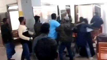 ওসমানী হাসপাতালে ইন্টার্ন চিকিৎসকের ওপর হামলার প্রতিবাদে কর্মবিরত