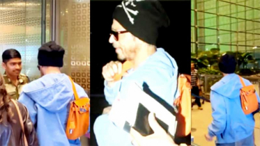 বিমানবন্দরে নিরাপত্তারক্ষীর হাতে আটকালেন শাহরুখ, ভিডিও ভাইরাল