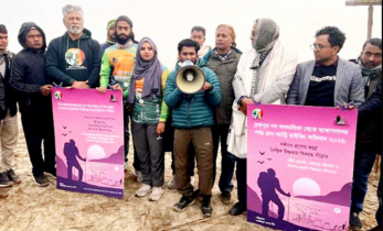 বৈশ্বিক উষ্ণতার বিরুদ্ধে দাঁড়াও: টনির ‘ক্রস-কান্ট্রি হাইকিং’শুরু