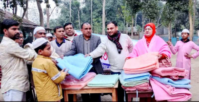 কালিহাতী নাগরিক অধিকার সুরক্ষা কমিটির কম্বল বিতরণ 