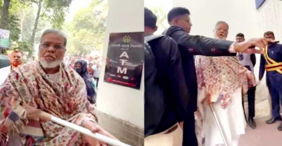 লাঠি দিয়ে আদালতে সাংবাদিককে মারলেন বিএনপি প্রার্থী মুন্সি