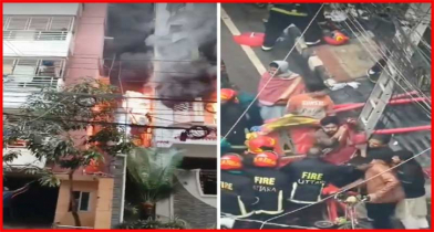 উত্তরায় আবাসিক ভবনে আগুন, মৃতের সংখ্যা বেড়ে ৬