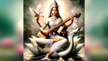 বিদ্যার দেবী শ্রী শ্রী সরস্বতী পূজা শুক্রবার