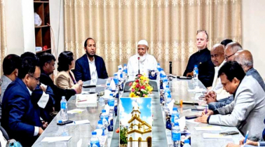 জামায়াত আমীরের সাথে খ্রিষ্টান সম্প্রদায়ের প্রতিনিধি দলের সাক্ষাৎ