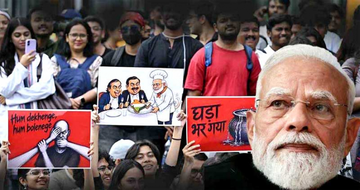 ভারতের শহরে শহরে ছড়িয়ে পড়ছে বিক্ষোভ, চাপে মোদি