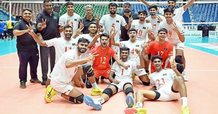 ভলিবলে কাজাখস্তানকে হারাল বাংলাদেশ