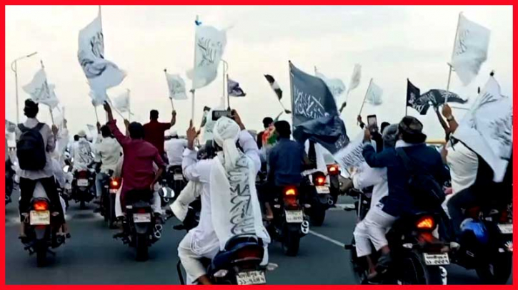 দেশের বিভিন্ন স্থানে কালেমাখচিত পতাকা মিছিলের নেপথ্যে কী?