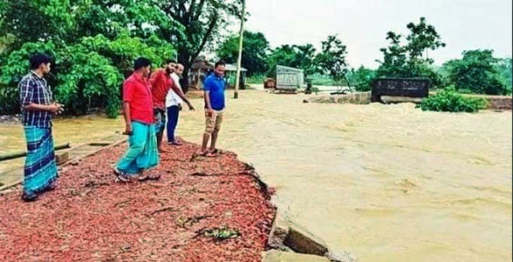 সিলেট বিভাগের ৬ নদীর পানি বিপদসীমা ওপর দিয়ে প্রবাহিত হচ্ছে