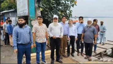 সুগন্ধা নদীতে সেতুর সম্ভাবনা,প্রস্তাবিত স্থান পরিদর্শনে সেতু সচিব