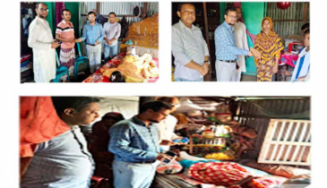 হোমনায় আহত ছাত্রীদের পাশে ইউএনও,দিলেন আর্থিক সহায়তা