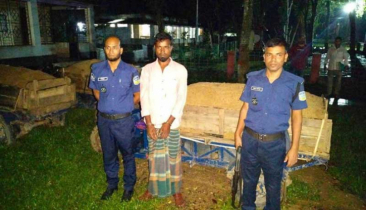 ঝিনাইগাতী অবৈধ বালু উত্তোলনের দায়ে এক ব্যক্তির  কারাদণ্ড