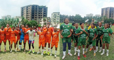 তরুণ ফুটবলারদের পারফরম্যান্স দর্শকদের নজর কেড়েছে