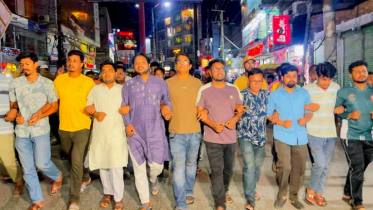 সারজিস ও পাটওয়ারীর ওপর হামলার প্রতিবাদে রংপুরে বিক্ষোভ