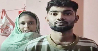 “হিন্দু-মুসলিমের প্রেমের সংসার;স্থানীয়দের অভিযোগে থানায় নবদম্পতি